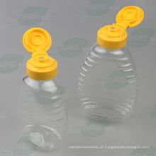 250g garrafa de plástico espremer mel com tampão de válvula de silicone (PPC-PHB-79)